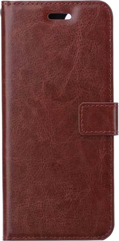 Forterra Samsung A52 5G Hoesje Bookcase Cover met Kaarthouder - Bruin