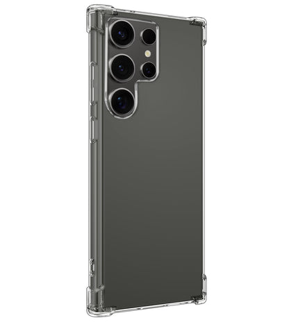 Forterra Samsung S24 Ultra Hoesje Shockproof Backcover Siliconen - Transparant