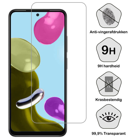 Forterra Xiaomi Redmi Note 11 Pro Screenprotector Gehard Glas - Anti-kras