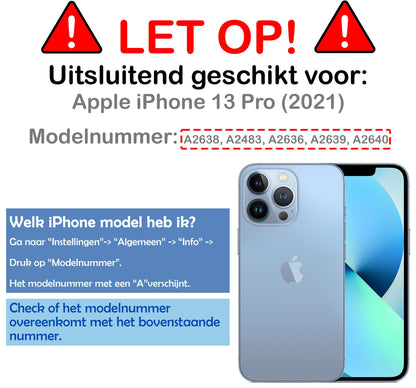 Forterra iPhone 13 Pro Screenprotector Gehard Glas - Volledige dekking