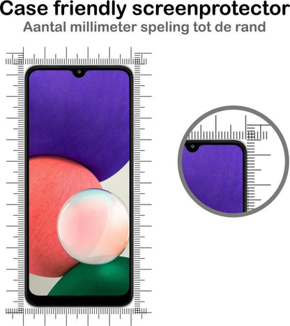 Forterra Samsung A22 5G Screenprotector Gehard Glas - Full Screen
