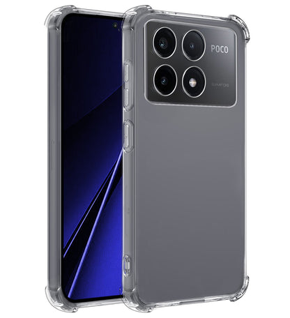 Forterra Xiaomi Poco X6 Pro 5G Hoesje Shockproof Backcover Siliconen - Transparant