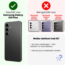 Forterra Samsung S25 Plus Screenprotector Gehard Glas met Installatieframe