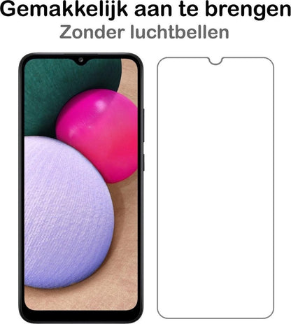 Forterra Samsung A02s Screenprotector Gehard Glas - Anti-kras