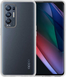 Forterra OPPO Find X3 Neo Hoesje Siliconen Backcover Lichtgewicht - Transparant