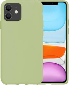 Forterra iPhone 11 Hoesje Siliconen Backcover Lichtgewicht - Groen