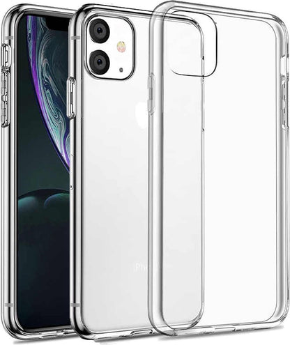 Forterra iPhone 11 Hoesje Siliconen Backcover Lichtgewicht - Transparant