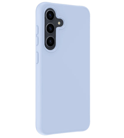 Forterra Samsung A55 Hoesje Siliconen Backcover Lichtgewicht - Lichtblauw