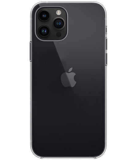 Forterra iPhone 15 Pro Hoesje Siliconen Backcover Lichtgewicht - Transparant