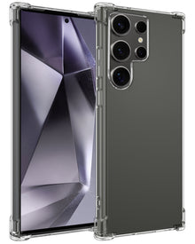 Forterra Samsung S24 Ultra Hoesje Shockproof Backcover Siliconen - Transparant