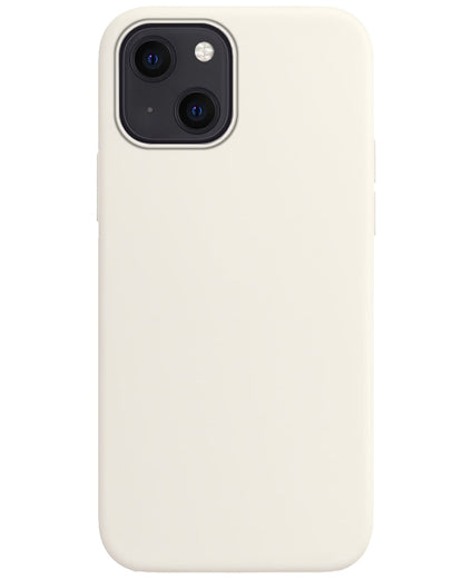 Forterra iPhone 15 Hoesje Siliconen Backcover Lichtgewicht - Wit