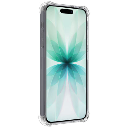 Forterra iPhone 17 Hoesje Kaarthouder Backcover Shockproof - Transparant