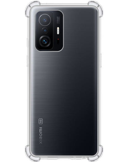 Forterra Xiaomi 11T Pro Hoesje Shockproof Backcover Siliconen - Transparant
