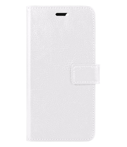Forterra iPhone 14 Pro Max Hoesje Bookcase Cover met Kaarthouder - Wit