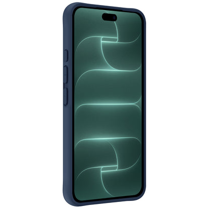 Forterra iPhone 18 Pro Max Hoesje Siliconen Backcover Lichtgewicht - Donkerblauw