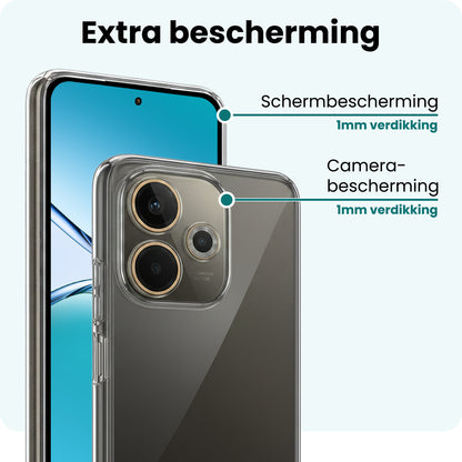 Forterra OPPO A5 Pro Hoesje Siliconen Backcover Lichtgewicht - Transparant