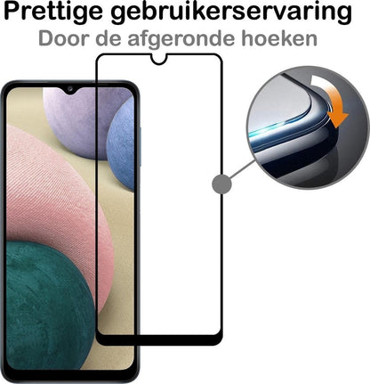 Forterra Samsung A12 Screenprotector Gehard Glas - Full Screen