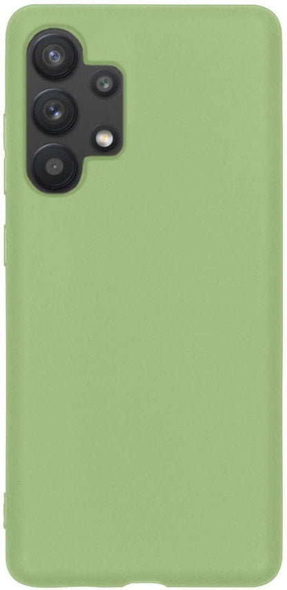 Forterra Samsung A32 5G Hoesje Siliconen Backcover Lichtgewicht - Groen