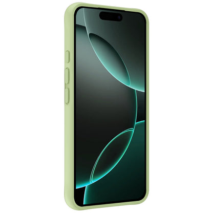 Forterra iPhone 16 Pro Max Hoesje Siliconen Backcover Lichtgewicht - Groen