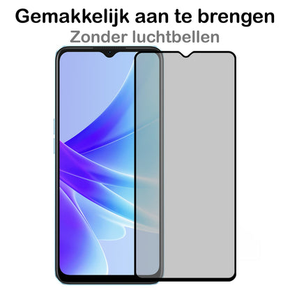 Forterra OPPO A17 Screenprotector Gehard Glas - Privacy