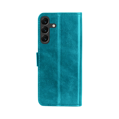 Forterra Samsung A16 Hoesje Bookcase Cover met Kaarthouder - Turquoise