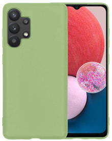 Forterra Samsung A13 4G Hoesje Siliconen Backcover Lichtgewicht - Groen