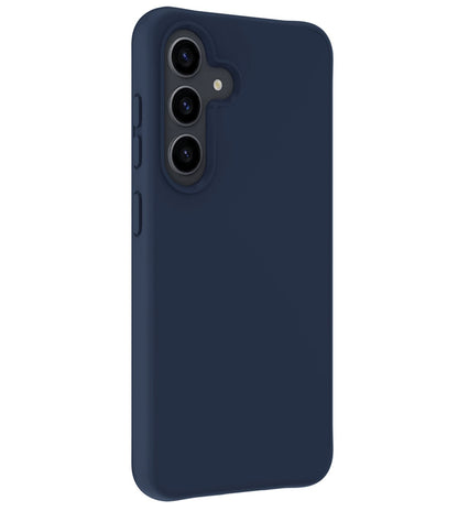 Forterra Samsung A55 Hoesje Siliconen Backcover Lichtgewicht - Donkerblauw