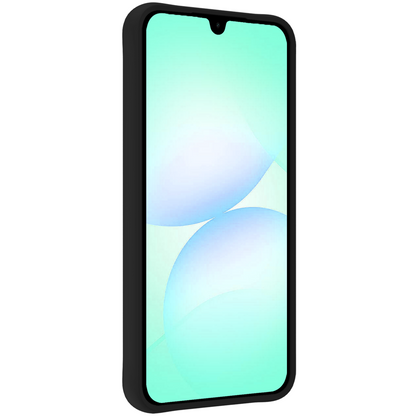 Forterra Samsung A07 Hoesje Siliconen Backcover Lichtgewicht - Zwart