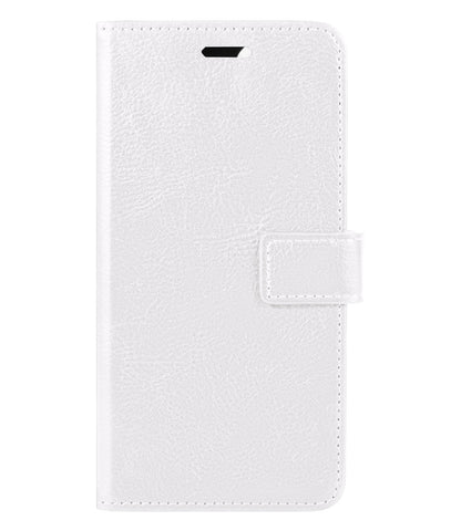 Forterra iPhone 13 Pro Max Hoesje Bookcase Cover met Kaarthouder - Wit