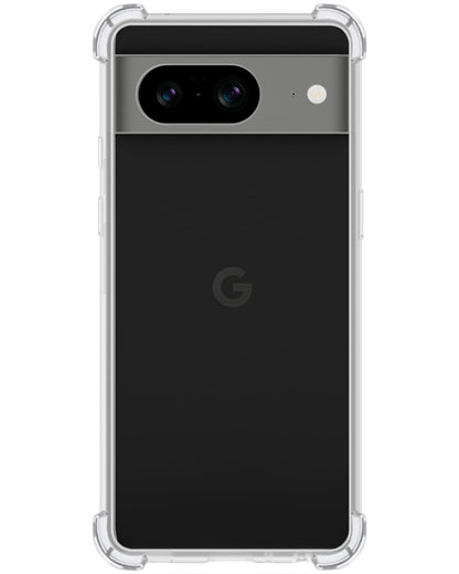 Forterra Google Pixel 8 Hoesje Shockproof Backcover Siliconen - Transparant