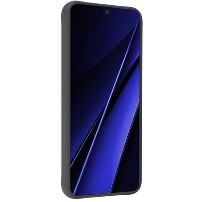 Forterra Xiaomi Poco X6 Pro 5G Hoesje Siliconen Backcover Lichtgewicht - Zwart