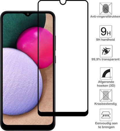 Forterra Samsung A02s Screenprotector Gehard Glas - Full Screen