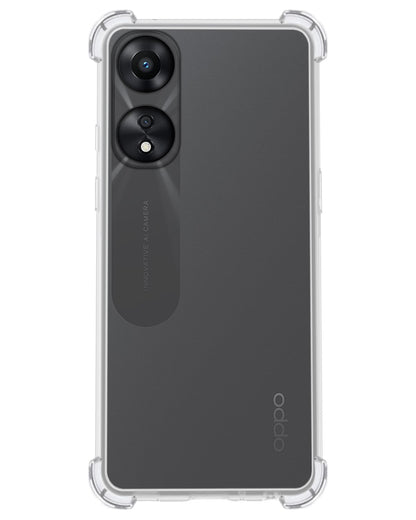 Forterra OPPO A78 5G Hoesje Shockproof Backcover Siliconen - Transparant