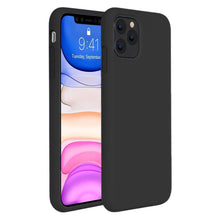 Forterra iPhone 11 Pro Max Hoesje Siliconen Backcover Lichtgewicht - Zwart