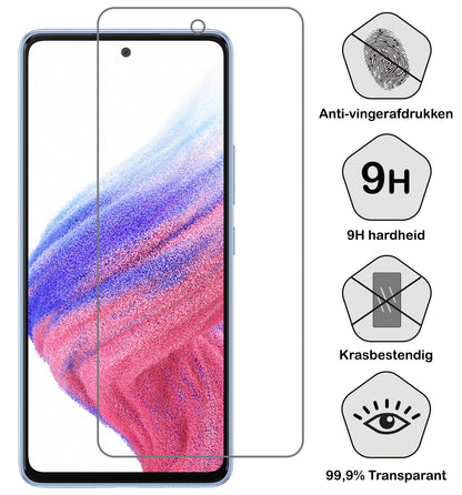 Forterra Samsung A53 Screenprotector Gehard Glas - Anti-kras