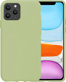 Forterra iPhone 11 Pro Max Hoesje Siliconen Backcover Lichtgewicht - Groen
