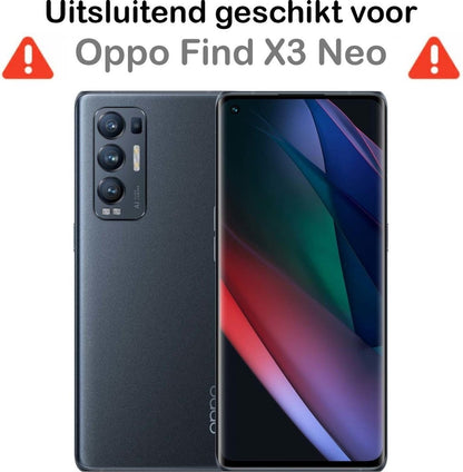Forterra OPPO Find X3 Neo Hoesje Shockproof Backcover Siliconen - Transparant
