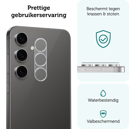 Forterra Samsung S24 FE Camera Screenprotector Gehard Glas