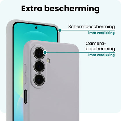 Forterra Samsung A27 Hoesje Siliconen Backcover Lichtgewicht - Lila