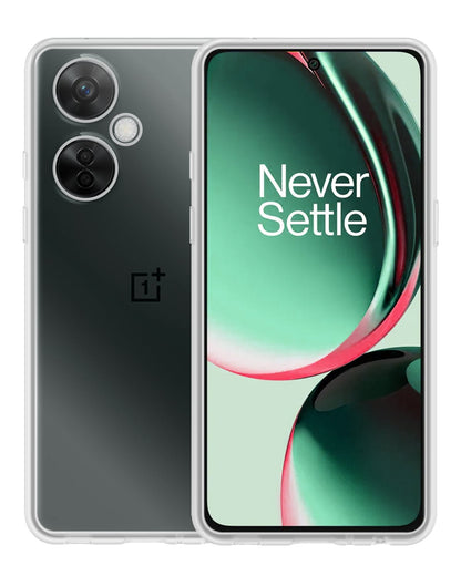 Forterra OnePlus Nord CE 3 Lite Hoesje Siliconen Backcover Lichtgewicht - Transparant