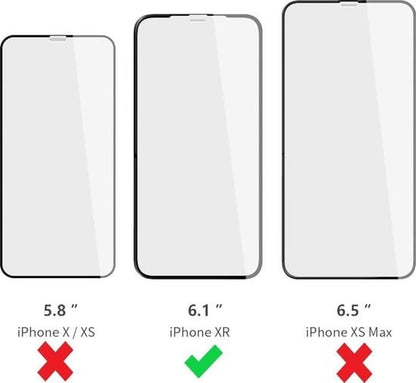 Forterra iPhone XR Screenprotector Gehard Glas - Anti-kras