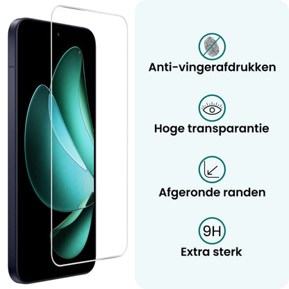 Forterra OPPO Reno 13 Screenprotector Gehard Glas - Anti-kras