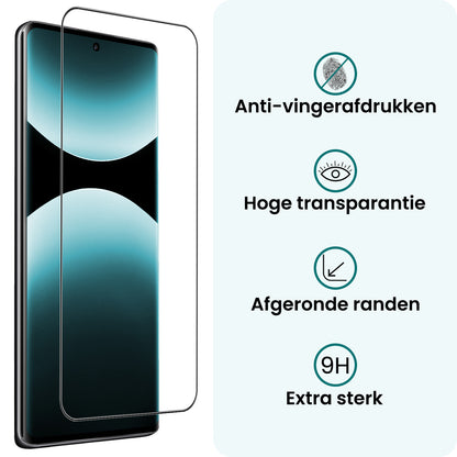 Forterra Xiaomi Redmi Note 14 Pro 5G Screenprotector Gehard Glas - Anti-kras