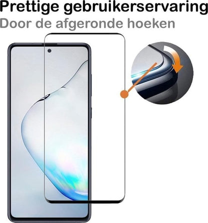 Forterra Samsung Galaxy Note 10 Lite Screenprotector Gehard Glas - Full Screen