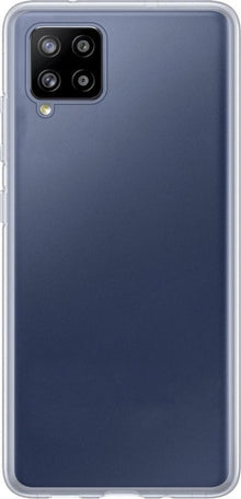 Forterra Samsung A12 Hoesje Siliconen Backcover Lichtgewicht - Transparant