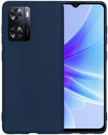 Forterra OPPO A57 Hoesje Siliconen Backcover Lichtgewicht - Donkerblauw