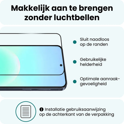 Forterra Samsung A57 Screenprotector Gehard Glas - Full Screen