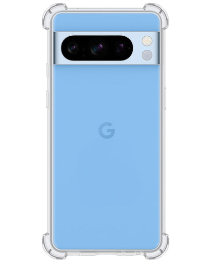 Forterra Google Pixel 8 Pro Hoesje Shockproof Backcover Siliconen - Transparant
