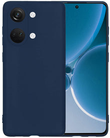 Forterra OnePlus Nord 3 Hoesje Siliconen Backcover Lichtgewicht - Donkerblauw