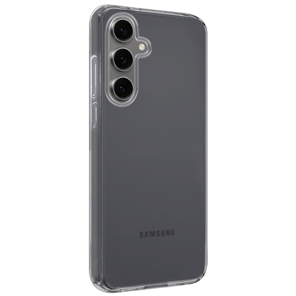 Forterra Samsung S24 FE Hoesje Siliconen Backcover Lichtgewicht - Transparant